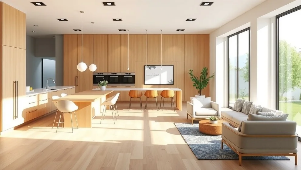 Öppen planlösning kök vardagsrum fungerar bäst