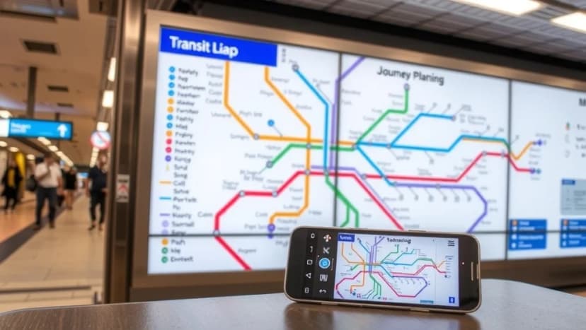 Röda linjen karta på Stockholm