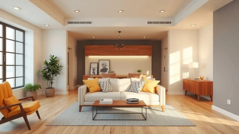 Soffa mitt i rummet passar överallt