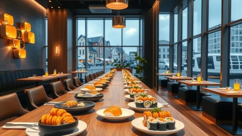 Sushi Norra Djurgårdsstaden i Stockholm